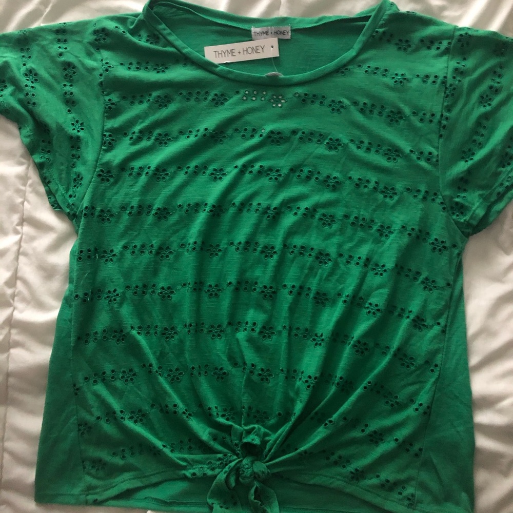 Green shirt